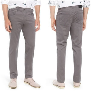 Brax Cooper Fancy Pants Gray Straight Leg Regular Fit Size 32